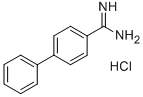 4-苯基苯甲脒盐酸盐, 111082-23-6, 结构式