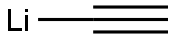 lithium hydrogenacetylide Structure