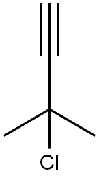 3-氯-3-甲基-1-丁炔,1111-97-3,结构式