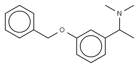 N-[1-(3’-Benzyloxyphenyl)ethyl]-N,N-dimethylamine Structure