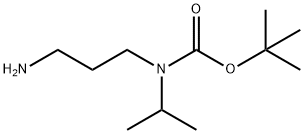 tert-butyl 3-aminopropyl(isopropyl)carbamate Structure