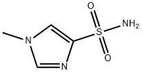 1-メチル-1H-イミダゾール-4-スルホンアミド 化学構造式