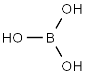 ホウ酸 化学構造式