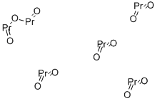 氧化镨, 11113-81-8, 结构式