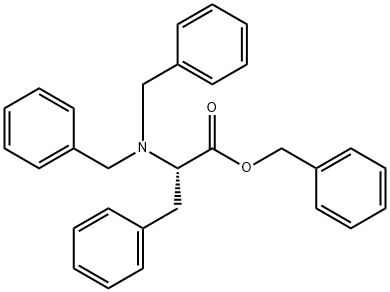 BENZYL N,N-DIBENZYL-L-PHENYLALANINATE
 Struktur