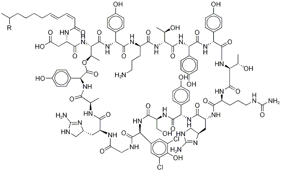 ENDURACIDIN HYDROCHLORIDE Structure