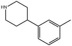 4-(3-メチルフェニル)ピペリジン 化学構造式