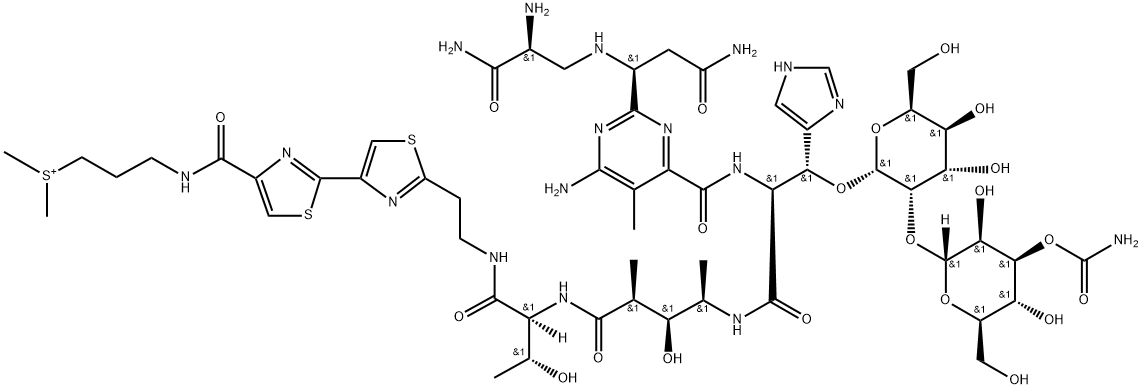 ブレオマイシン A2 化学構造式