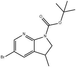 1H-Pyrrolo[2,3-b]pyridine-1-carboxylic acid, 5-broMo-2,3-dihydro-3-Methyl-, 1,1-diMethylethyl ester