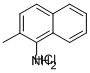 1-アミノ-2-メチルナフタレン  塩酸塩 化学構造式