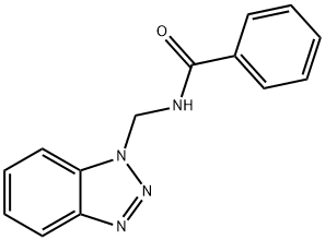 N-(1H-BENZOTRIAZOL-1-YLMETHYL)BENZAMIDE& Struktur