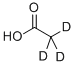 酢酸-2,2,2-D3 化学構造式