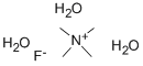 Tetramethylammonium fluoride trihydrate Structure