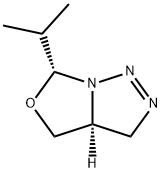 3H,6H-Oxazolo[3,4-c][1,2,3]triazole,3a,4-dihydro-6-(1-methylethyl)-,cis-(9CI) Structure