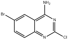 6-BROMO-2-CHLOROQUINAZOLIN-4-AMINE Structure