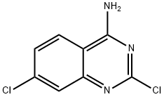 2,7-ジクロロキナゾリン-4-アミン 化学構造式