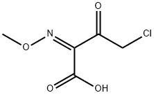 (Z)-4-CHLORO-2-METHOXYIMINO-3-OXOBUTANOIC ACID Struktur