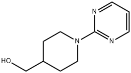 1-(2-PYRIMIDINYL)PIPERIDINE-4-METHANOL Struktur