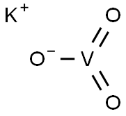 バナジン酸カリウム 化学構造式