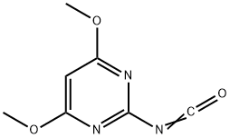 4,6-DIMETHOXY-2-PYRIMIDINYL ISOCYANATE,111284-03-8,结构式