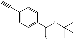 4-乙炔基苯甲酸叔丁酯, 111291-97-5, 结构式