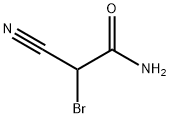Acetamide, 2-bromo-2-cyano- Struktur