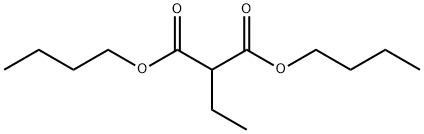 2-エチルプロパン二酸ジブチル 化学構造式
