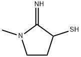 3-Pyrrolidinethiol,2-imino-1-methyl- Struktur