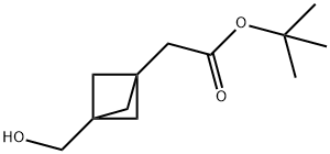 tert-Butyl2-(3-(hydroxymethyl)bicyclo[1.1.1]pentan-1-yl)acetate 结构式