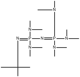 1-TERT-BUTYL-2,2,4,4,4-PENTAKIS(DIMETHYLAMINO)-2LAMBDA5,4LAMBDA5-CATENADI(PHOSPHAZENE) Structure