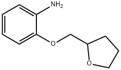 2-(テトラヒドロフラン-2-イルメトキシ)アニリン 化学構造式