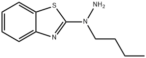 Benzothiazole, 2-(1-butylhydrazino)- (9CI) Structure