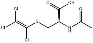 S-trichlorovinyl-N-acetylcysteine Structure