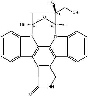 Lestaurtinib Struktur