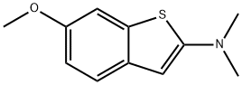 Benzo[b]thiophen-2-aMine, 6-Methoxy-N,N-diMethyl- Structure