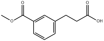 3-[3-(Methoxycarbonyl)phenyl]propanoic acid 结构式