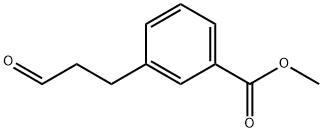 METHYL 3-(3-OXOPROPYL)BENZOATE 化学構造式