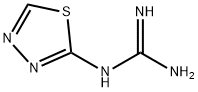 1-(1,3,4-噻二唑-2-基)胍 结构式