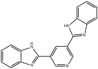 3,5-二(2-苯并咪唑基)吡啶, 111397-62-7, 结构式