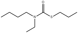N-エチル-N-ブチルチオカルバミド酸S-プロピル 化学構造式