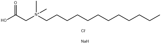(carboxymethyl)dodecyldimethylammonium chloride, sodium salt Structure