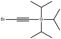 (ブロモエチニル)トリイソプロピルシラン 化学構造式