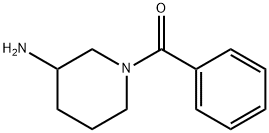 1-ベンゾイル-3-ピペリジンアミン HYDROCHLORIDE 化学構造式