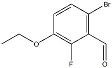 6-BROMO-3-CHLORO-2-FLUOROBENZALDEHYDE Struktur