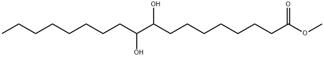 METHYL 9,10-DIHYDROXYOCTADECANOATE Struktur