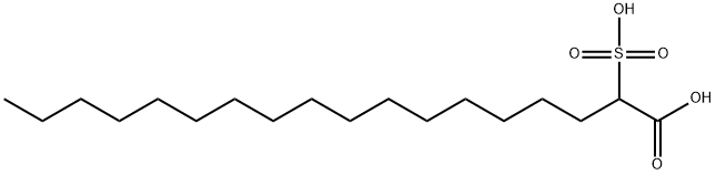 2-Sulfooctadecanoic 结构式