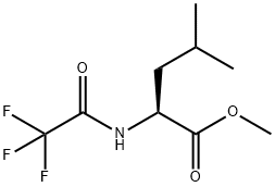 N-Trifluoroacetyl-L-leucine  methyl  ester 结构式