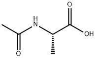 N-アセチル-DL-アラニン 化学構造式