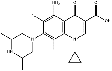 Sparfloxacin Structure