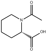 N-AC-S-哌啶-2-羧酸 结构式